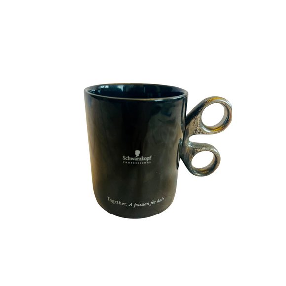 Schwarzkopf Professional 12 oz. Coffee Mug with  Scissors Handle Hairstylist - Picture 2 of 9